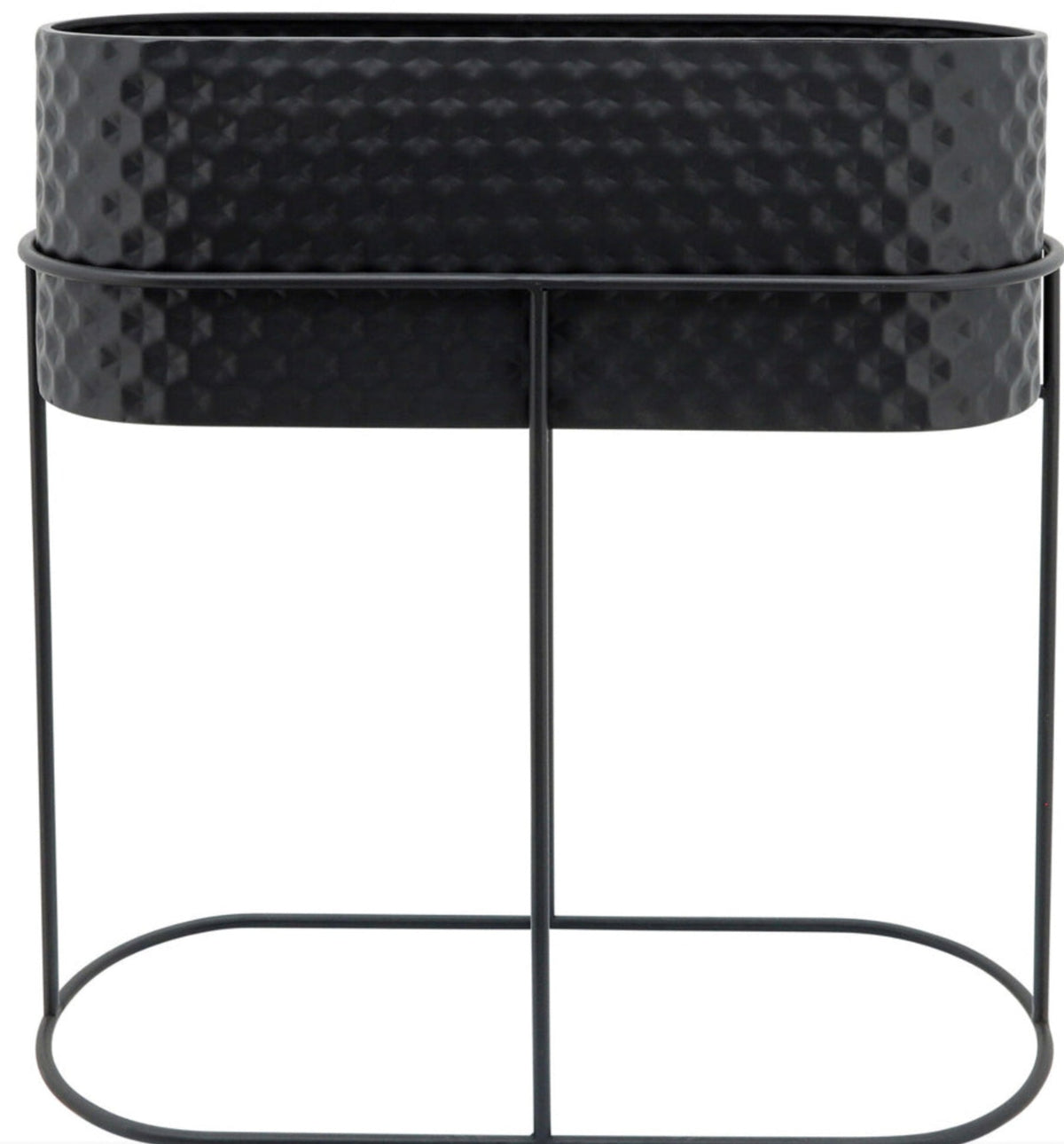 Black Oval Planter