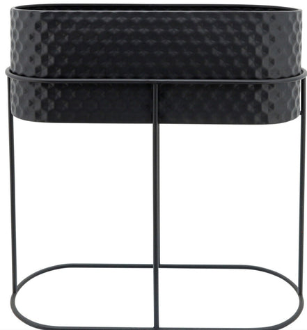 Black Oval Planter