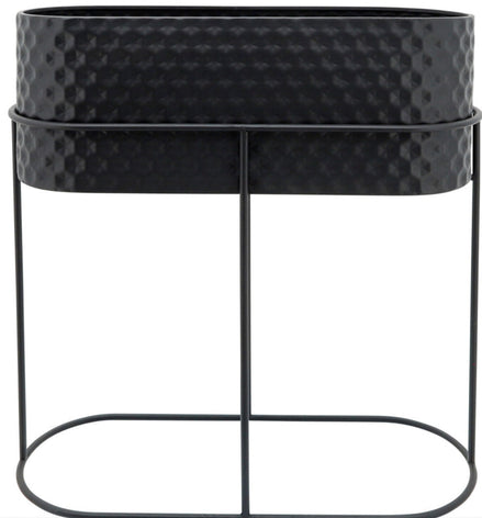 Black Oval Planter