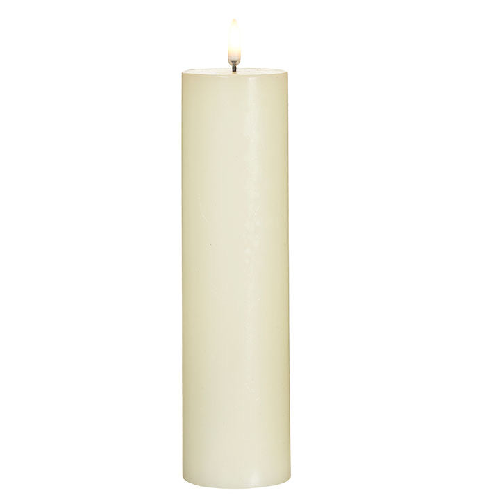 2.25" x 9.75" Ivory Pillar Candle
