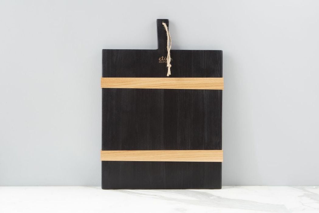 Charcuterie Board Black Rectangle Mod Medium