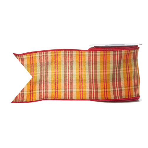 Ribbon Plaid Wire 4”x10”