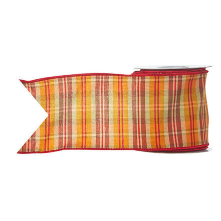 Ribbon Plaid Wire 4”x10”