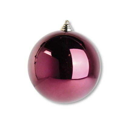 5.5 "Burgundy Shatterproof Round Ornament