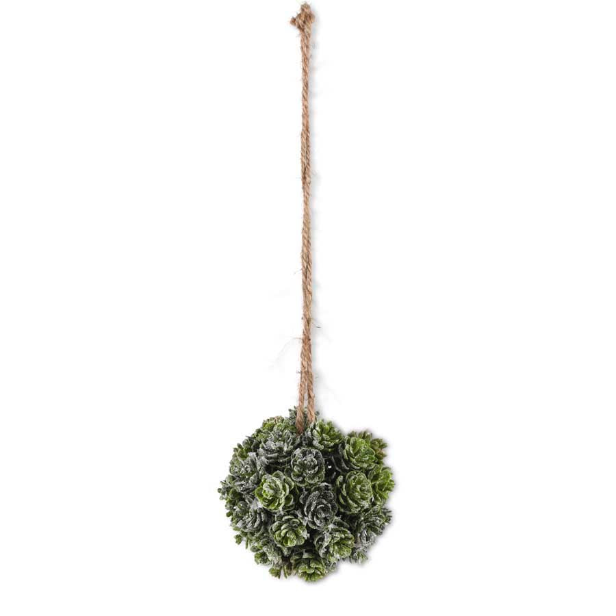 5 " KK Frosted Succulent Ball Ornament