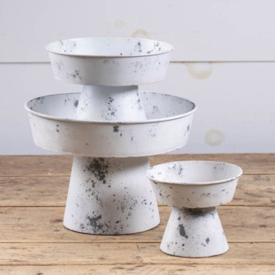 White Stacking Compote RH