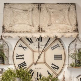 48” White Tile Awning