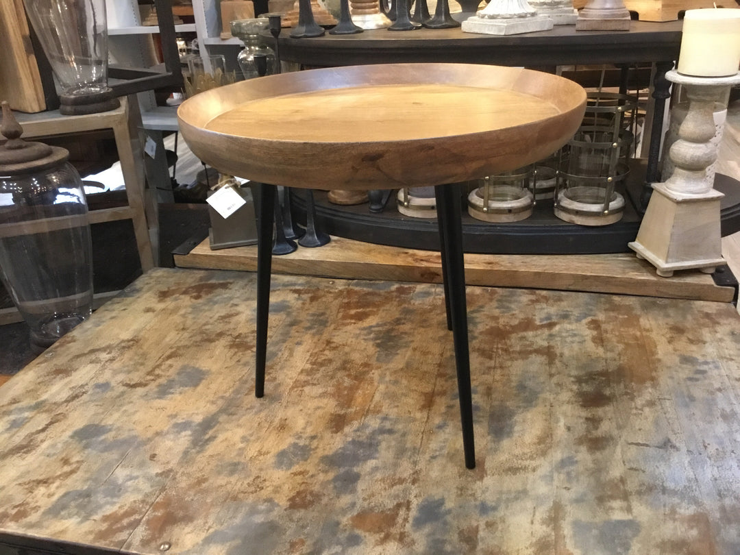 Small Table Iron w/ Wood Top