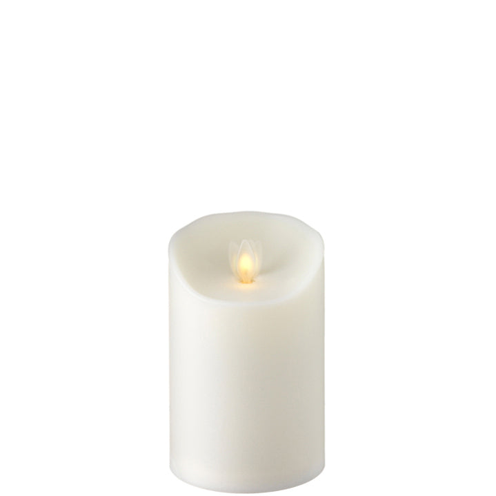 Candle Outdoor Moving Flame Ivory 3.5”x5” RAZ
