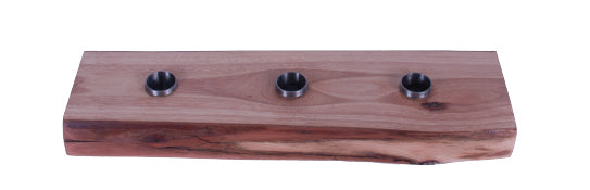Taper Holder Eucalyptus Wood Small
