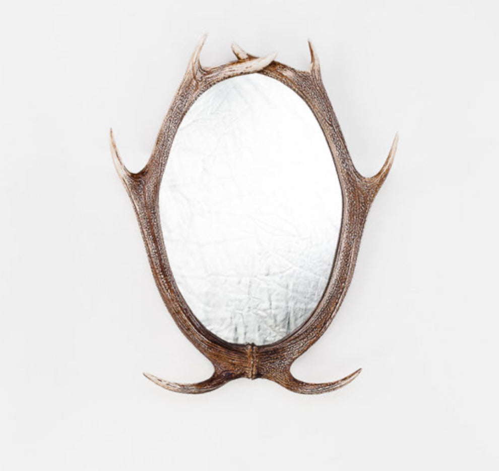 Mirror Antlers Resin 21”