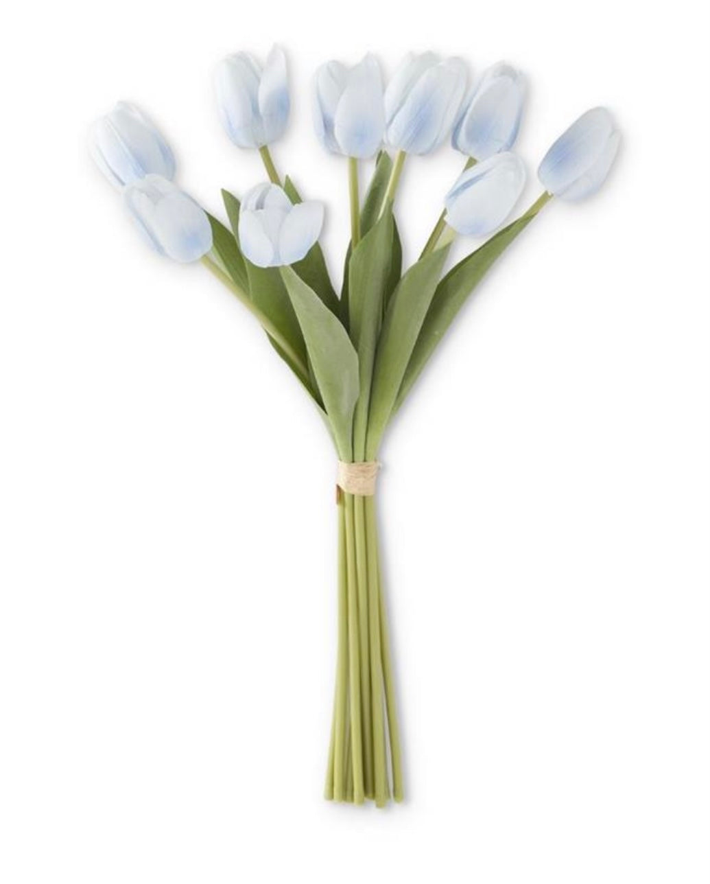 Stem 19” Blue Real Touch Tulip Bunch KK