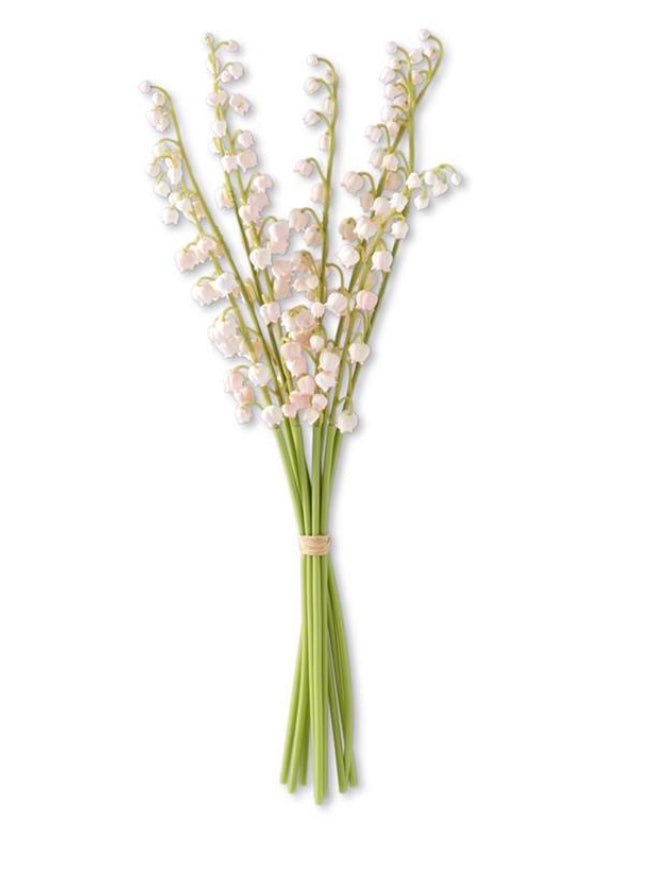 17” Pink Real Touch Lily Of The Valley