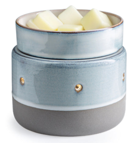 Fragrance Warmer Glazed Concrete 2 In 1 Deluxe CW