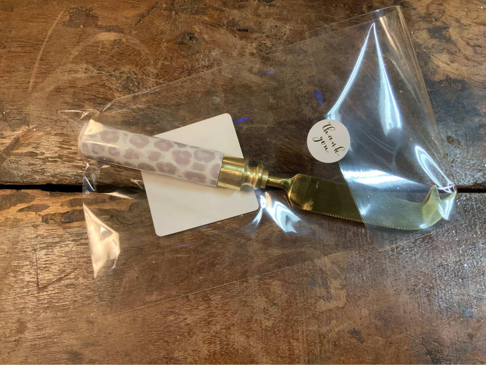 In the Jungle Pronged Cheese Knife MS