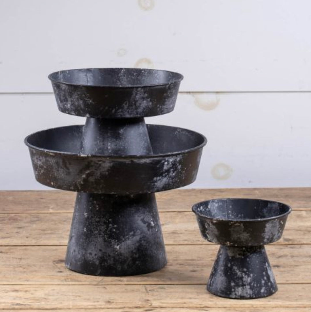 Black Stacking Compote RH