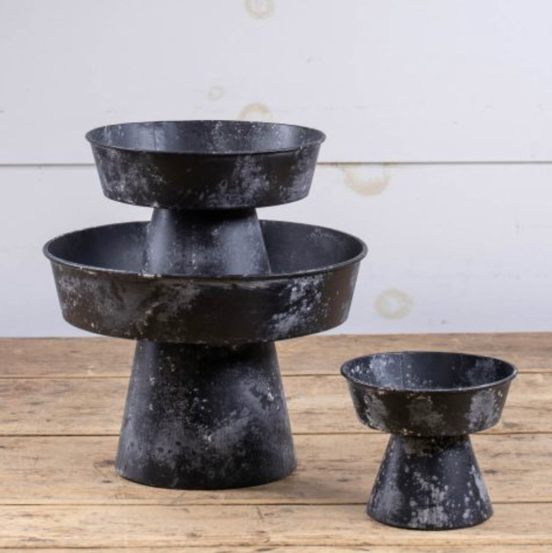 Black Stacking Compote RH