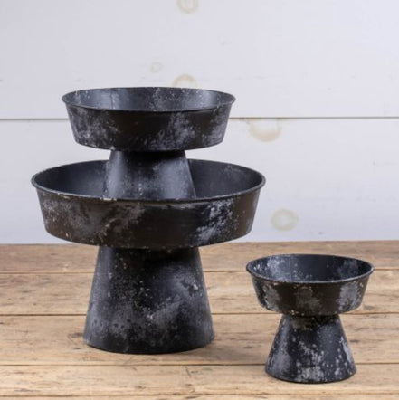 Black Stacking Compote RH