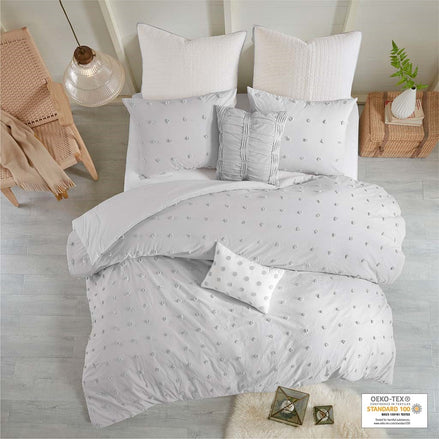 Bedding-Brooklyn Cotton Jacquard Comforter Set